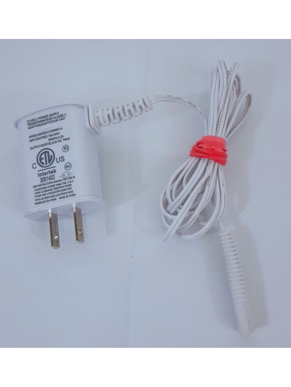 CONAIR Model C060007-A AC/DC Adapter In 100-240V Out 6.0VDC 70mA Working TESTED
